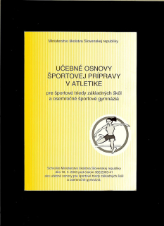 Ivan Čillík: Učebné osnovy športovej prípravy v atletike