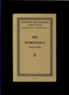 Otto Stange: P. Ovidii Nasonis. Metamorphoses 2 /1929/