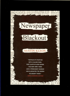 Austin Kleon: Newspaper Blackout